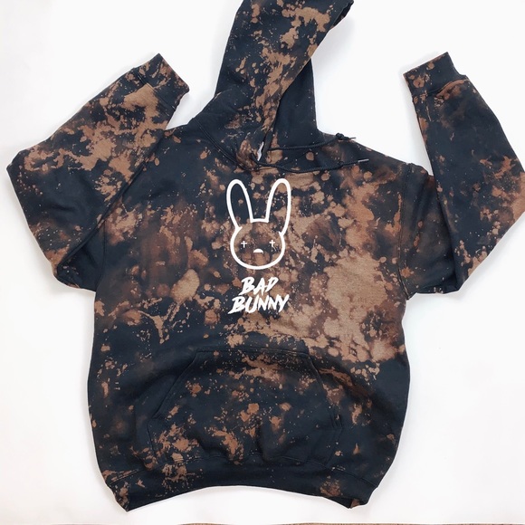 Bleached bad bunny hoodie - Picture 2 of 2